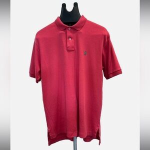 Polo Ralph Lauren Mens Classic Fit Soft Interlock Polo Red with Green Pony
